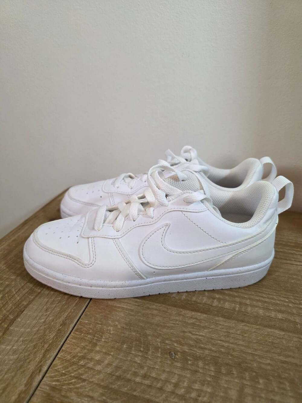 Nike Court Borough Low Recraft White Sneakers, Kids 4.5